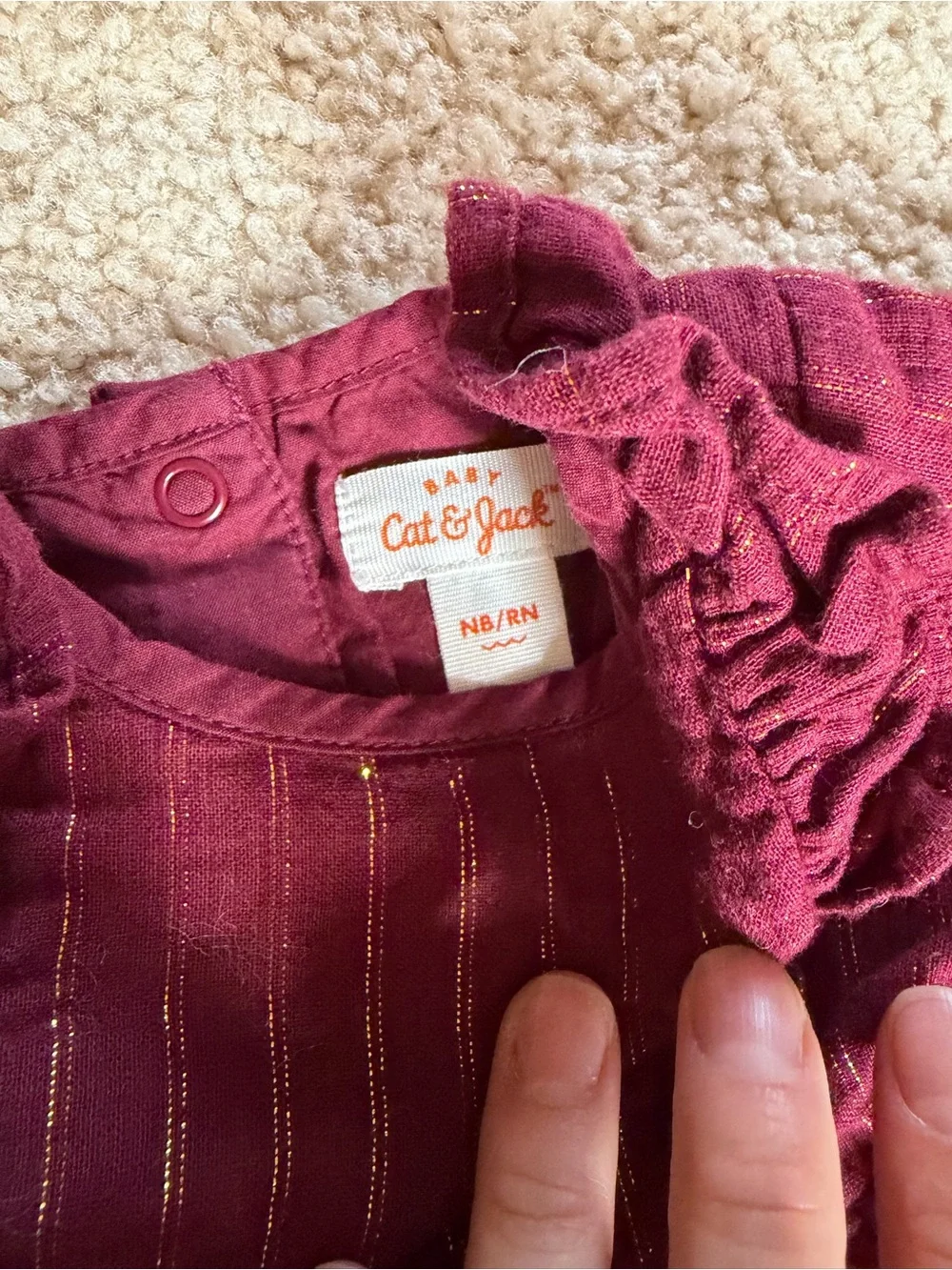 Cat & Jack newborn girl holiday outfits
